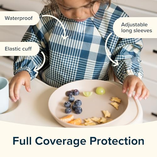 Tiny Twinkle Long Sleeve Bib for Babies & Toddlers | Waterproof Smock Bib for - Image 5