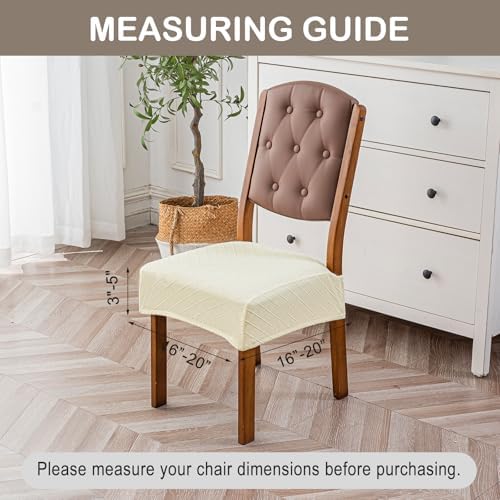 Genina Waterproof Chair Covers for Dining Room - Image 3