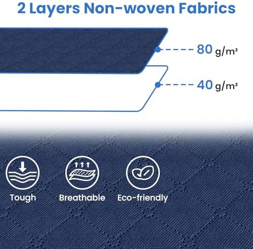 Fab totes 4 Pack Storage Bags for Clothes Blanket Storage Bins - Image 3