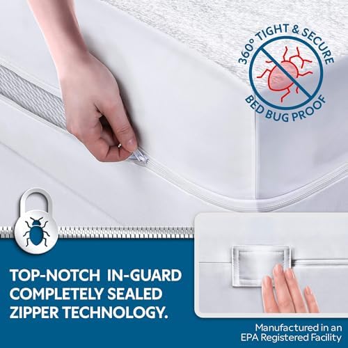 Guardmax RV Mattress Encasement Zippered, 100% Waterproof Mattress Protector - Image 3