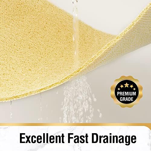HITSLAM Square Shower Mat, 24 x 24 Inch Non Slip Bath Mat - Image 4