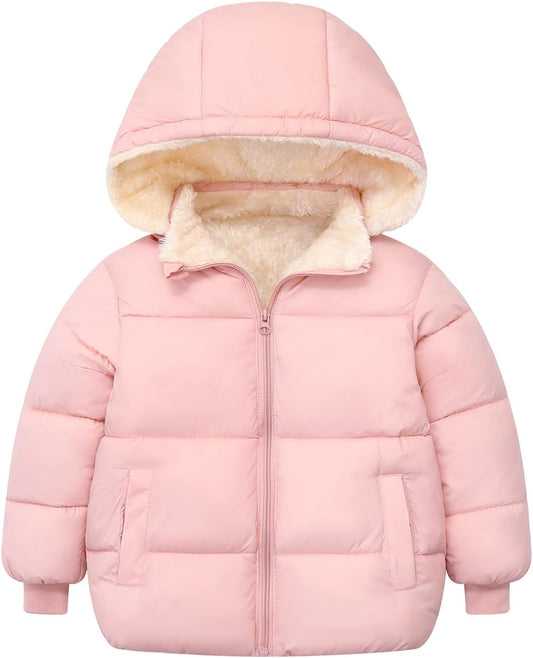Toddler Winter Coat Baby Boy Fleece Jacket Kid Infant Girl Sweater Clothes 1-6T