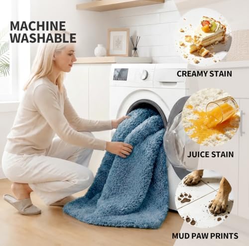 ILANGO Bathroom Rugs 60" × 24", Extra Soft Absorbent Microfiber Bath Rugs - Image 3
