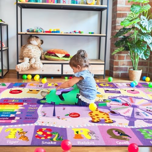 BENRON 3x5 Playroom Rug for Kids Washable, PlayMat - Image 2
