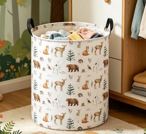Essme Kids Laundry Basket, Animal Hamper Waterproof Storage Bin - Image 6