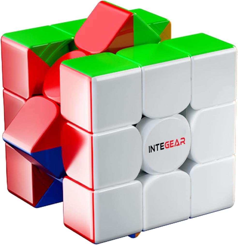 Full Size 56mm Magnetic Speed Cube Stickerless 3x3 Easy Turning and Smooth Play Durable Puzzle Cube Toy for Kids and Adults