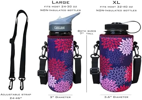 XL 32-40oz 1200ml Water Bottle Carrier - Image 3