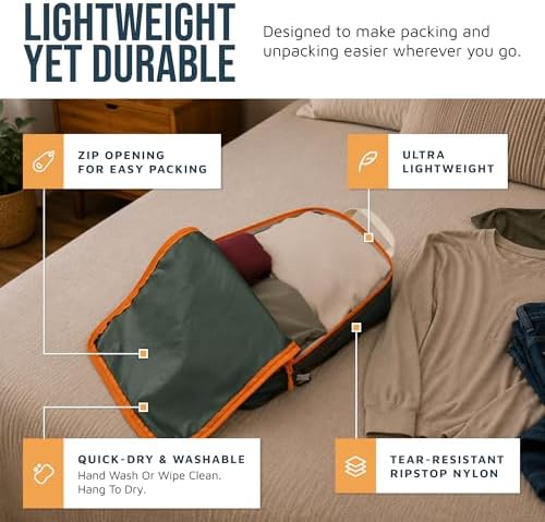 TRIPPED Travel Gear Large Compression Packing Cubes 7-Piece Set - Image 3