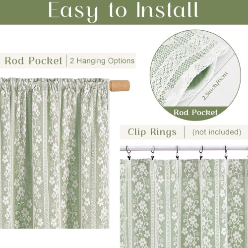 ASPMIZ Linen Curtains for Living Room Double Layer Curtains - Image 4