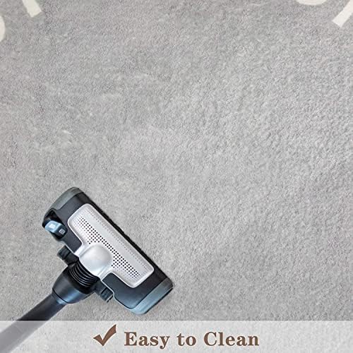 Topotdor Round ABC Area Rug, 47 Inch Soft Floor Carpet - Image 6