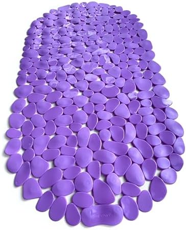 “Pebbles” Non-Slip Bathtub & Shower Mat 27”x14” Oval - Image 2