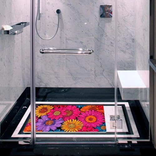 Shower Mat Bathtub Mat, 26.8x15.1 inch, Non-Slip Bath Mat - Image 5