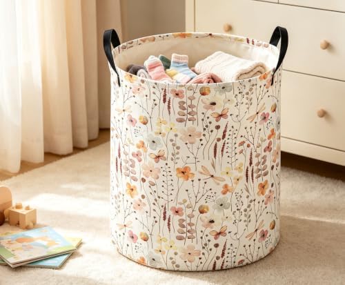 Kids Laundry Basket flower Hamper - Image 5
