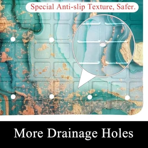Shower Mat Non Slip 26.8 x 15.1 Inches, Non Slip Bath Mat - Image 2