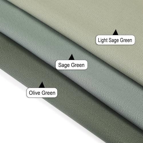 Chyhomenyc Sage Green Valance for Windows, Light Filtering Faux Linen Solid - Image 6