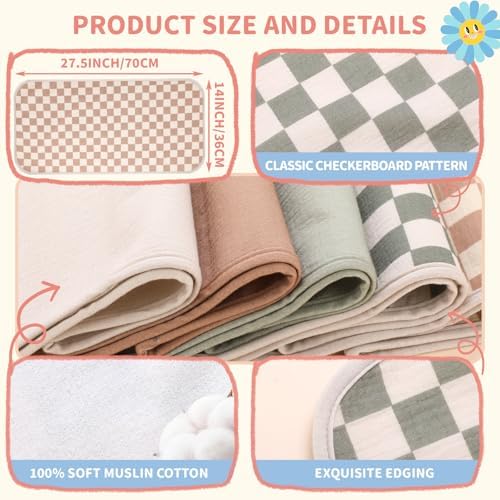 Hahafelt 5 Pcs Waterproof Changing Pad Liner - Image 3