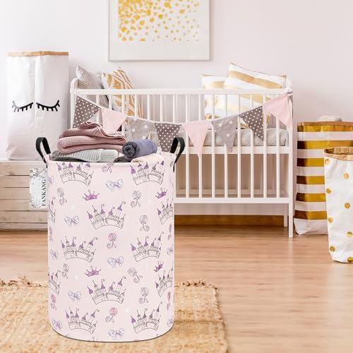 Castle Storage Bin Foldable Nursery Basket - Image 4