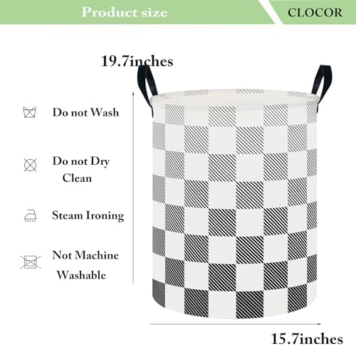 CLOCOR Large Laundry Basket, Waterproof Fabric Storage Container, Room Decor - Image 6