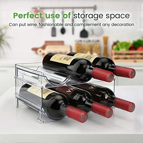 spospo Water Bottle Organizer for Cabinet, Water Bottle Storage Organizer - Image 5