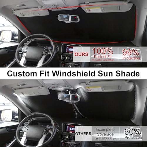 TINGLU Sun Shade for Mercedes Benz GLE-Class 2012-2019 Accessories Windshield - Image 4