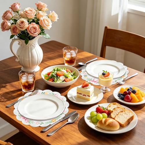 MYUPDALIN Silly Goose Disposable Paper Placemats, Sage Green - Image 7
