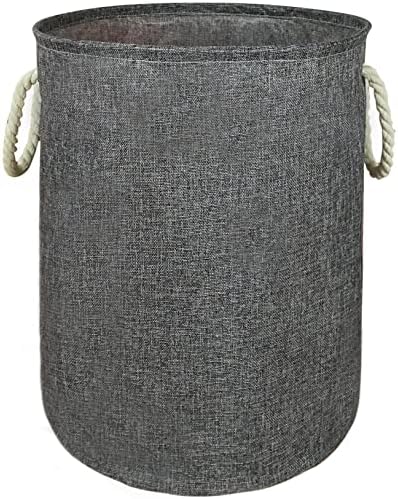 Round Laundry Basket Storage Bins Nursery Hamper Gift Baskets by VAIVUSTO