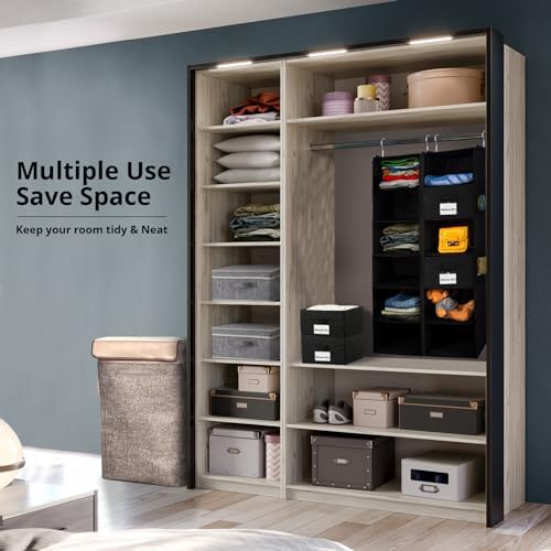 BrilliantJo 2 Pack 6 Shelves Hanging Closet Organizer - Image 6