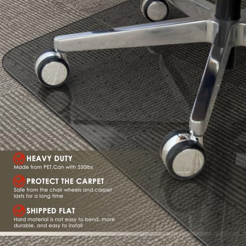 Azadx Heavy Duty Office Chair Mat - Image 5