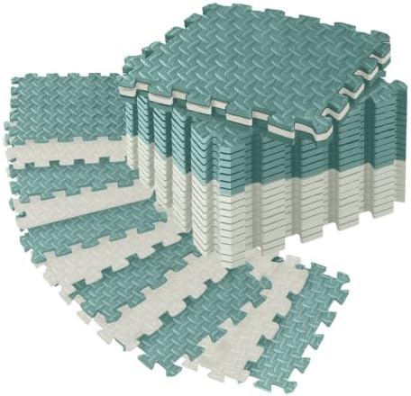 18 Pcs EVA Foam Floor Tiles, Puzzle Exercise Mat Set by Unknown