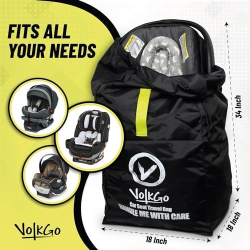 V VOLKGO Car Seat Travel Bag For Airplane - Image 3