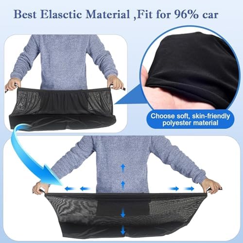 Car Rear Side Window Shades, 2 Pack Breathable Mesh Car Window Screens Sun - Image 4
