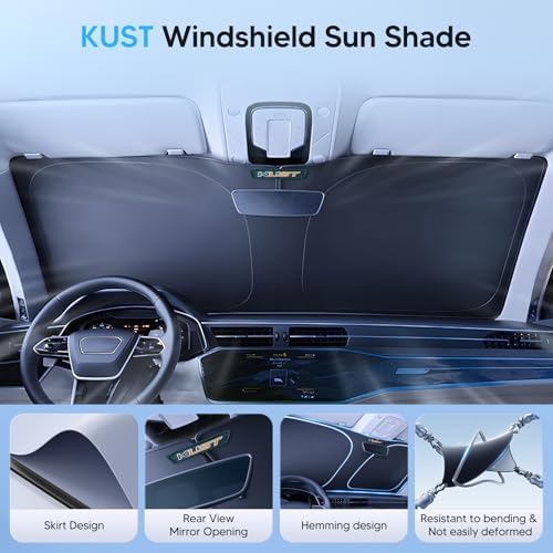 KUST Windshield Sun Shade for 2025 2026 Chevy Chevrolet Equinox Accessories - Image 5