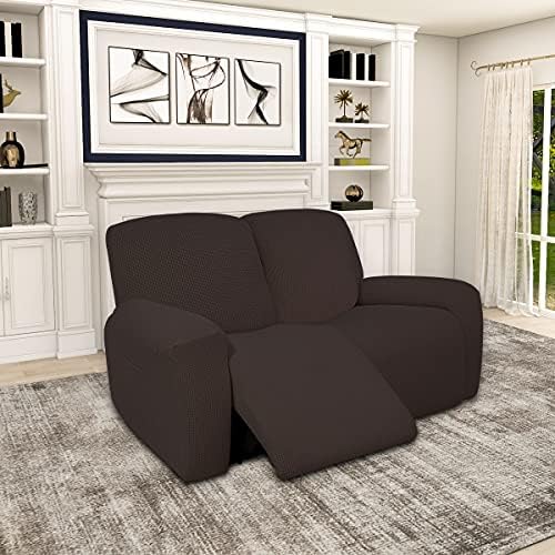 Easy-Going 100% Dual Waterproof Recliner Loveseat Cover, 6-Pieces Stretch - Image 2