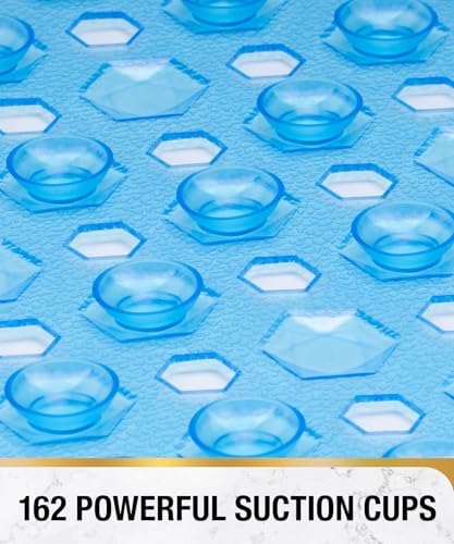 HITSLAM Shower Mat Anti Slip, Square Bath Mat - Image 3