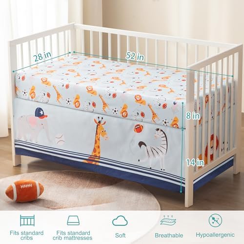Crib Bedding Set with Plush Toy - Image 3