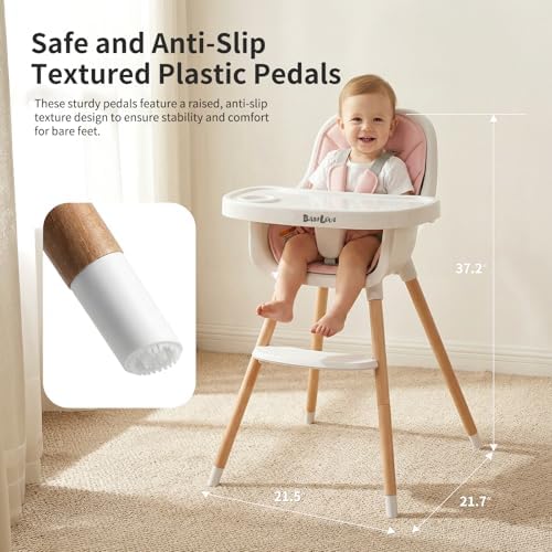 Babilous Wooden Baby High Chair - Image 3