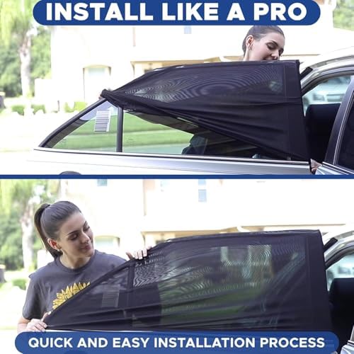 EcoNour Car Window Screen for Honda CR-V 2 Pack - Image 5