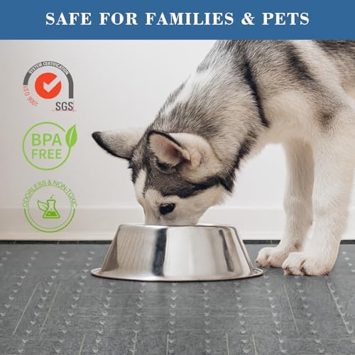 Tydle Chair Mat for Carpet, Non-Slip Computer Under Desk Plastic Floor Mat for - Image 6