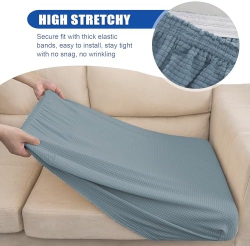 Water Repellent Sofa Seat Slipcovers Stretch Cushion Covers, Seaters Replacement - Image 5