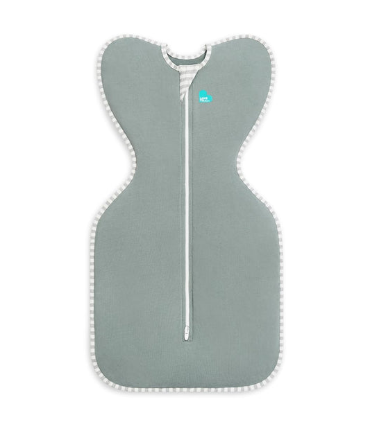 Love to Dream Swaddle UP, Baby Sleep Sack, Self-Soothing Swaddles for Newborns, Get Longer Sleep, Snug Fit Helps Calm Startle Reflex, New Born Essentials for Baby, 1.0 TOG, 13-19 lbs, Deep Olive