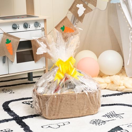 CHICVITA Large Woven Rope Gift Basket - Image 2