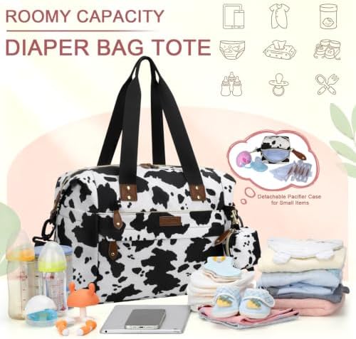 Pritent Diaper Bag Tote Waterproof Maternity Baby Bags - Image 5