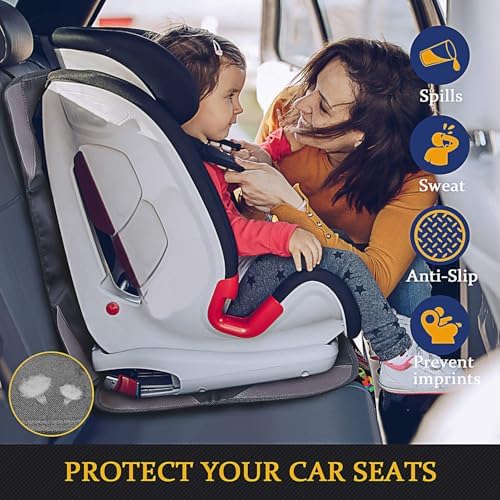 Car Seat Protector, Ponjson Auto Car Leather Seats Waterproof Thick - Image 4