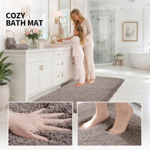 ILANGO Toilet Rugs U Shaped 22" × 24", Soft Absorbent Microfiber Bath Rugs - Image 6