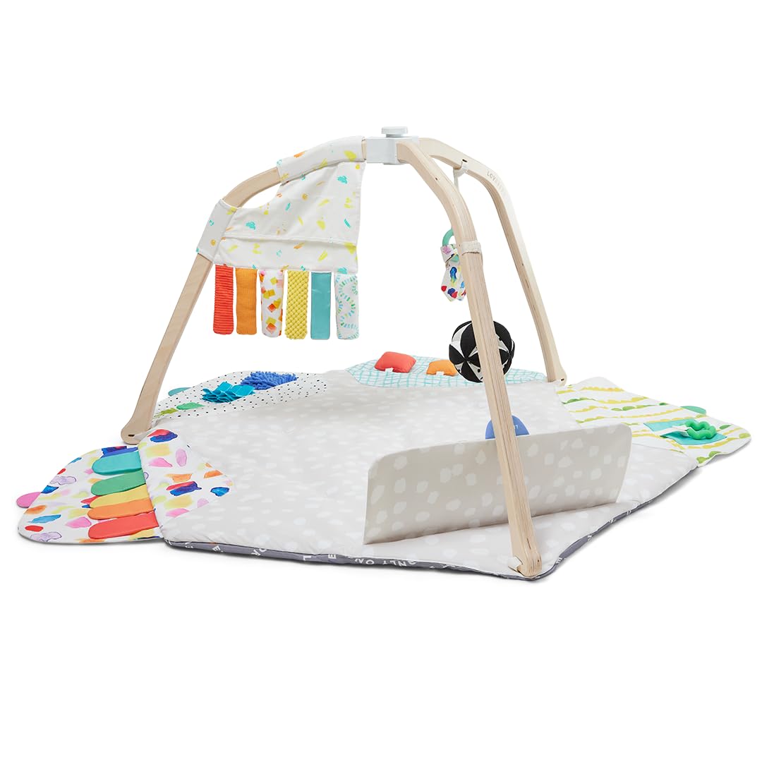Lovevery Play Gym and Sensory Strands Bundle, Stage-Based Developmental Activity Gym for a Whole Year of Play Baby to Toddler Including Play Guide, Ages 0+ Months