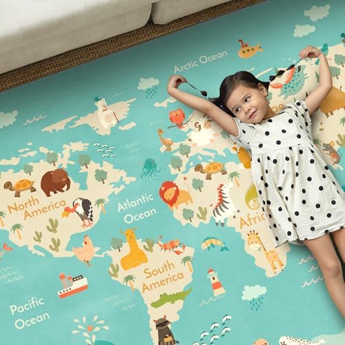 Hazo Haus Washable Large Kids Playroom Rug - Image 5