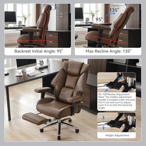 EXCEBET Big and Tall Office Chair - Image 6