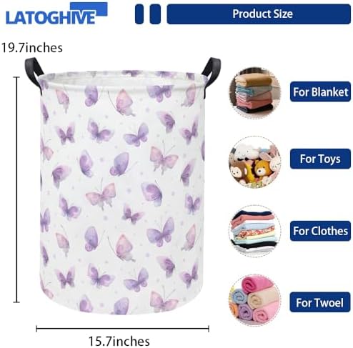 Baby Laundry Hamper kids laundry Basket Waterproof Storage Bin - Image 2