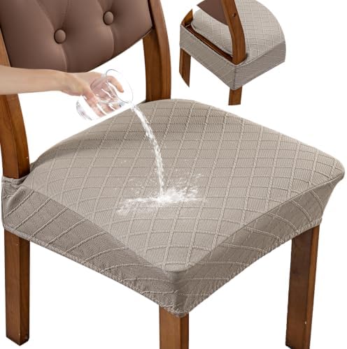 Genina Waterproof Chair Covers Set of 4, No Rear Covers by Genina