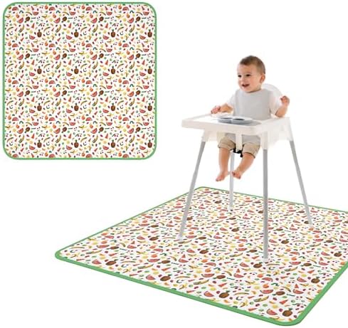 BapronBaby Eric Carle Tropical Fruit Waterproof Splash Mat Floor Cover by BapronBaby